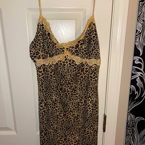 cheetah print dress